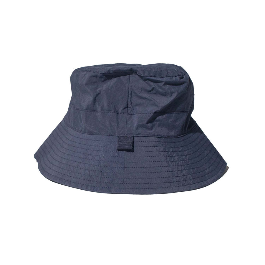 Grei Wide Brim Bucket Hat in Midnight Blue