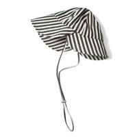 Hansel from Basel Stripe Tulip Bucket Hat in Black
