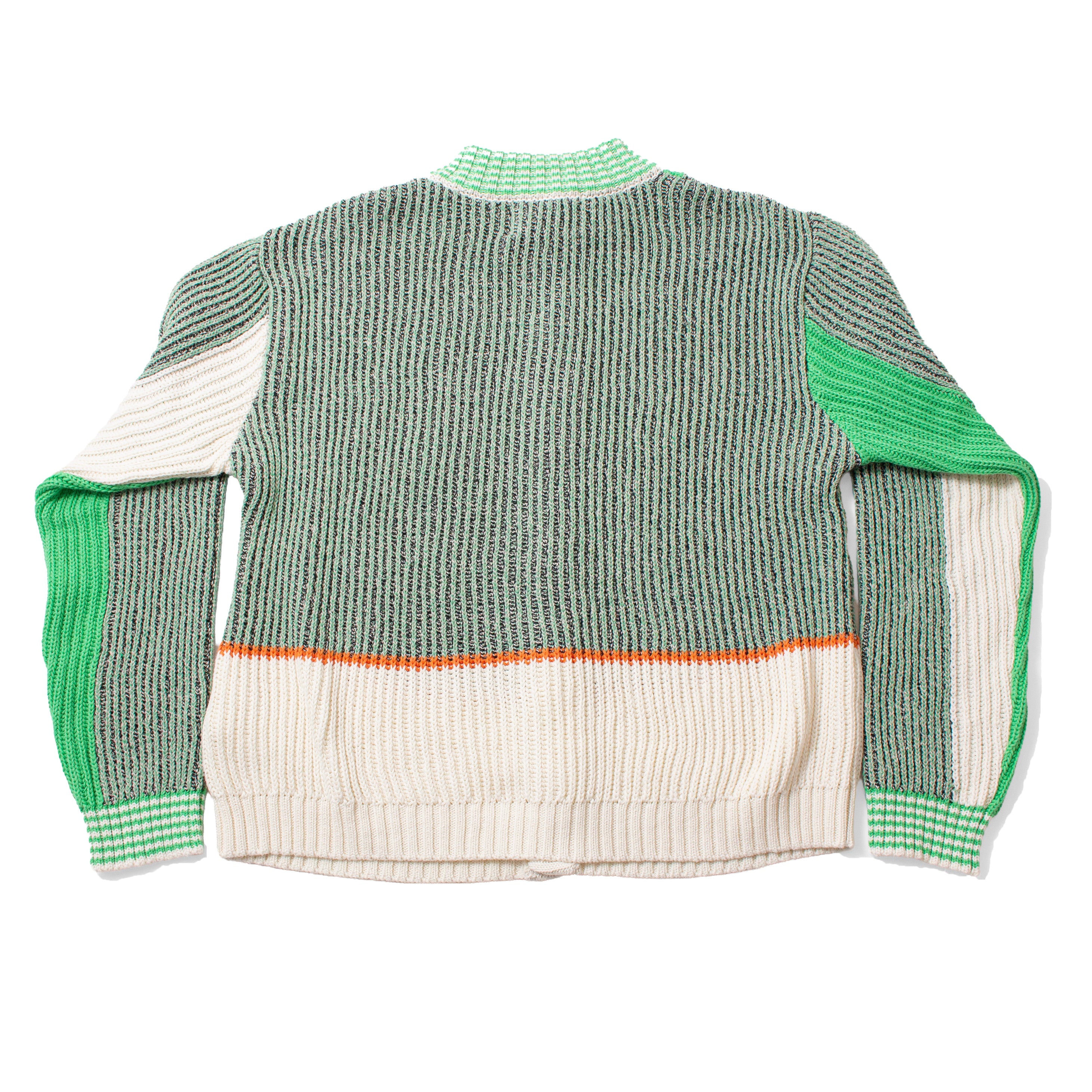 Henrik Vibskov Abundance Cardigan in Green Grey Denim – JUDITH