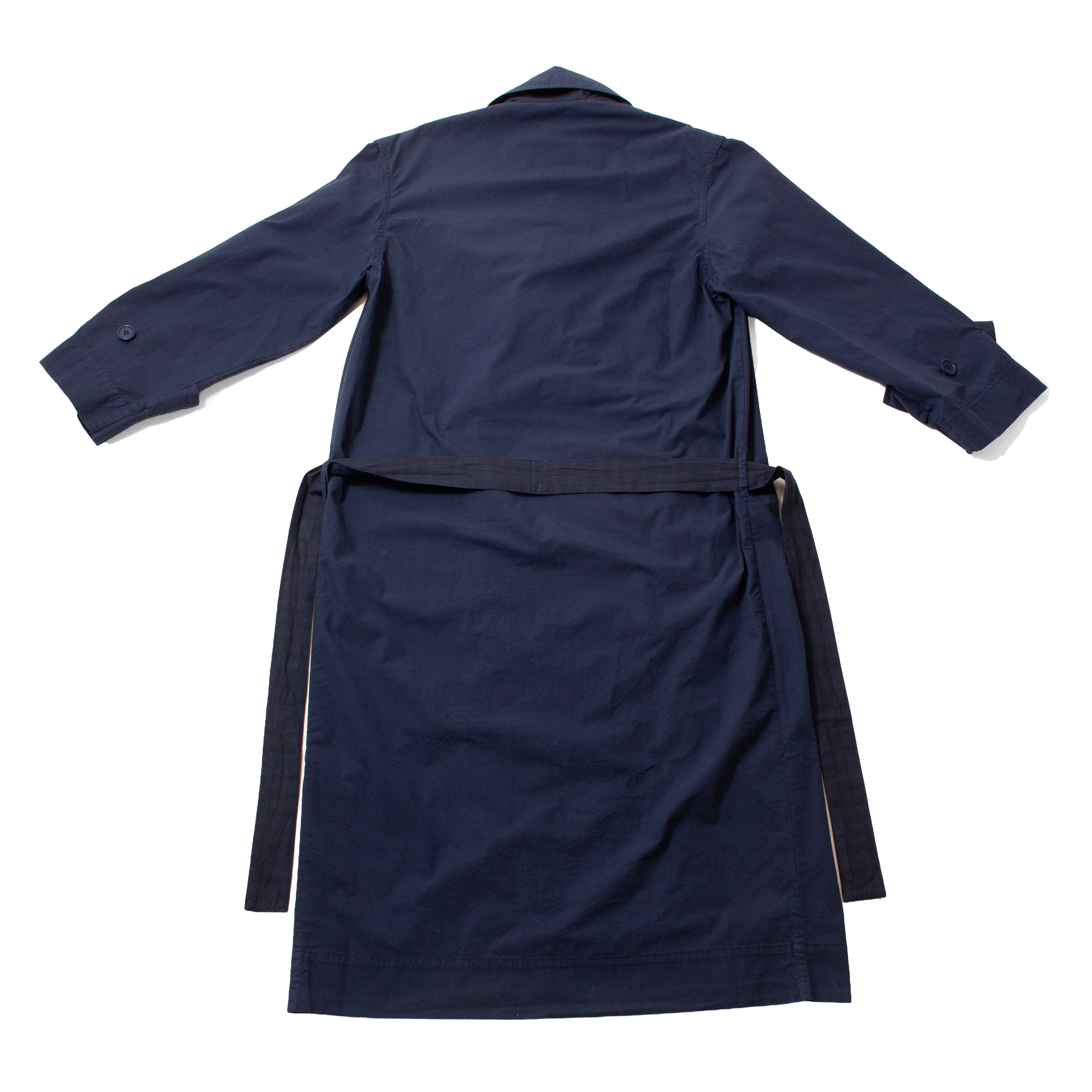 Henrik Vibskov Dimout Long Coat in Navy – JUDITH