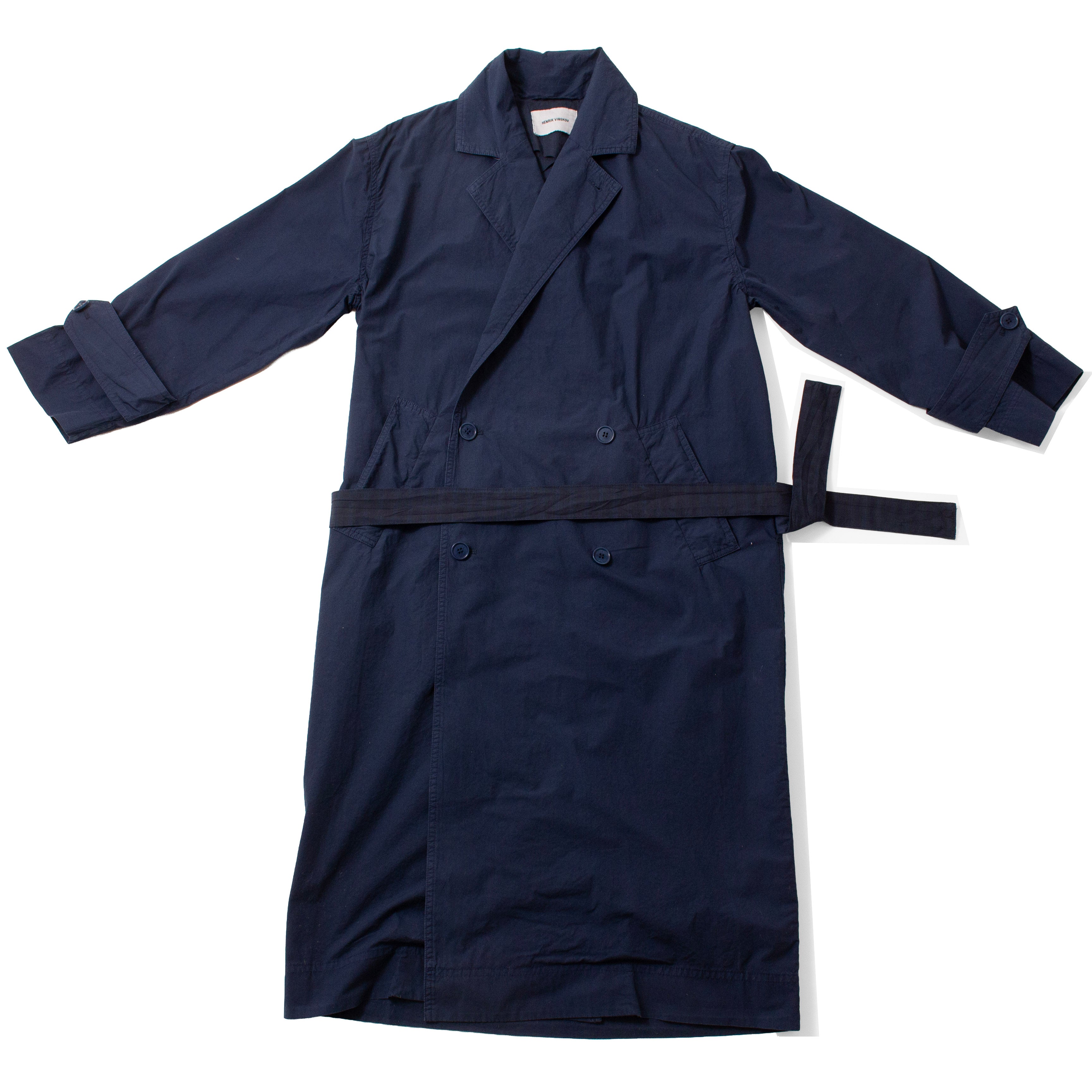 HENRIK VIBSKOV ロング ジャケット コート　　72-0425-4F Henrik Vibskov Black Long Bind Coat Henrik Vibskov