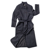 Henrik Vibskov Evening Coat in Pinstripe