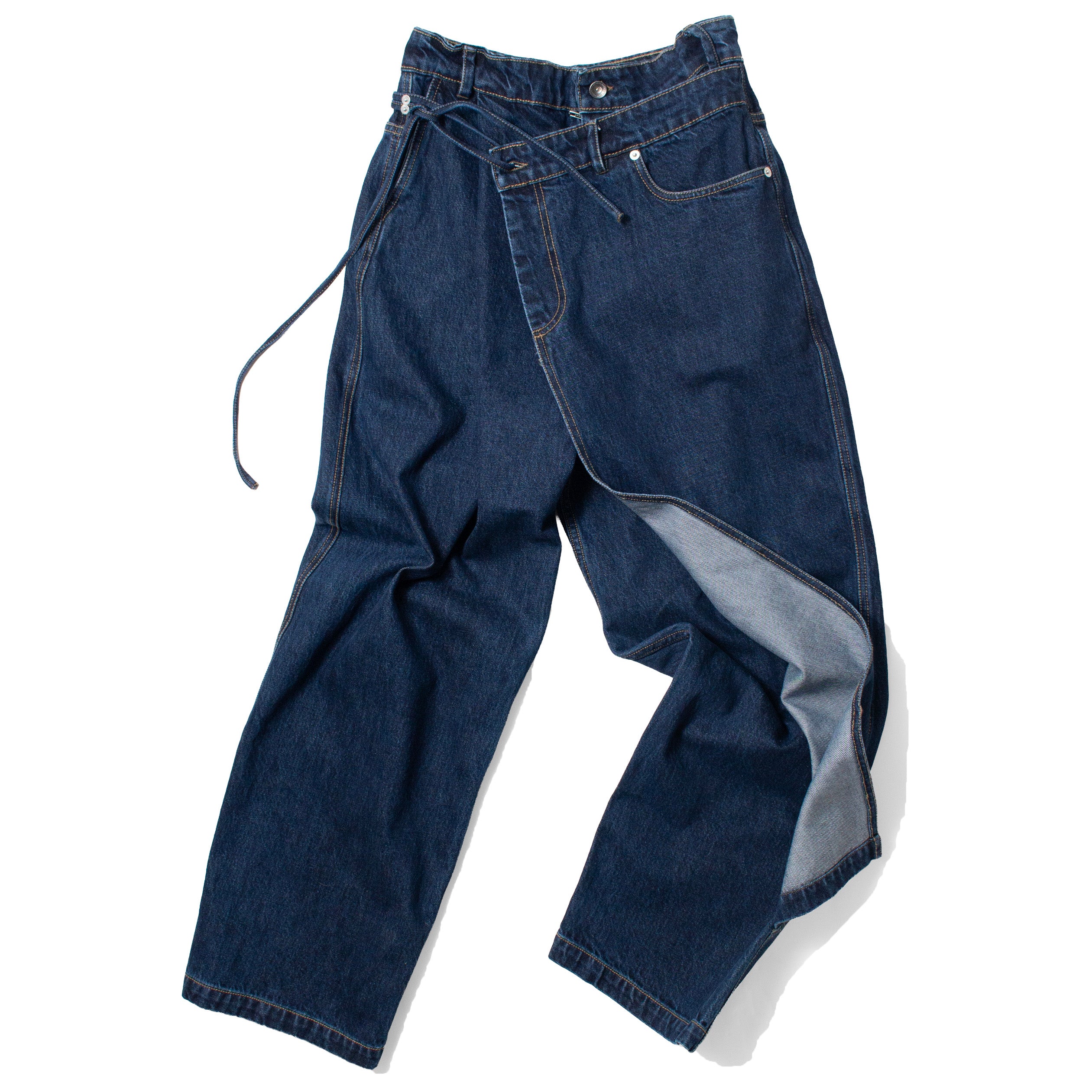Henrik Vibskov Fly Pants in Rinse Denim – JUDITH