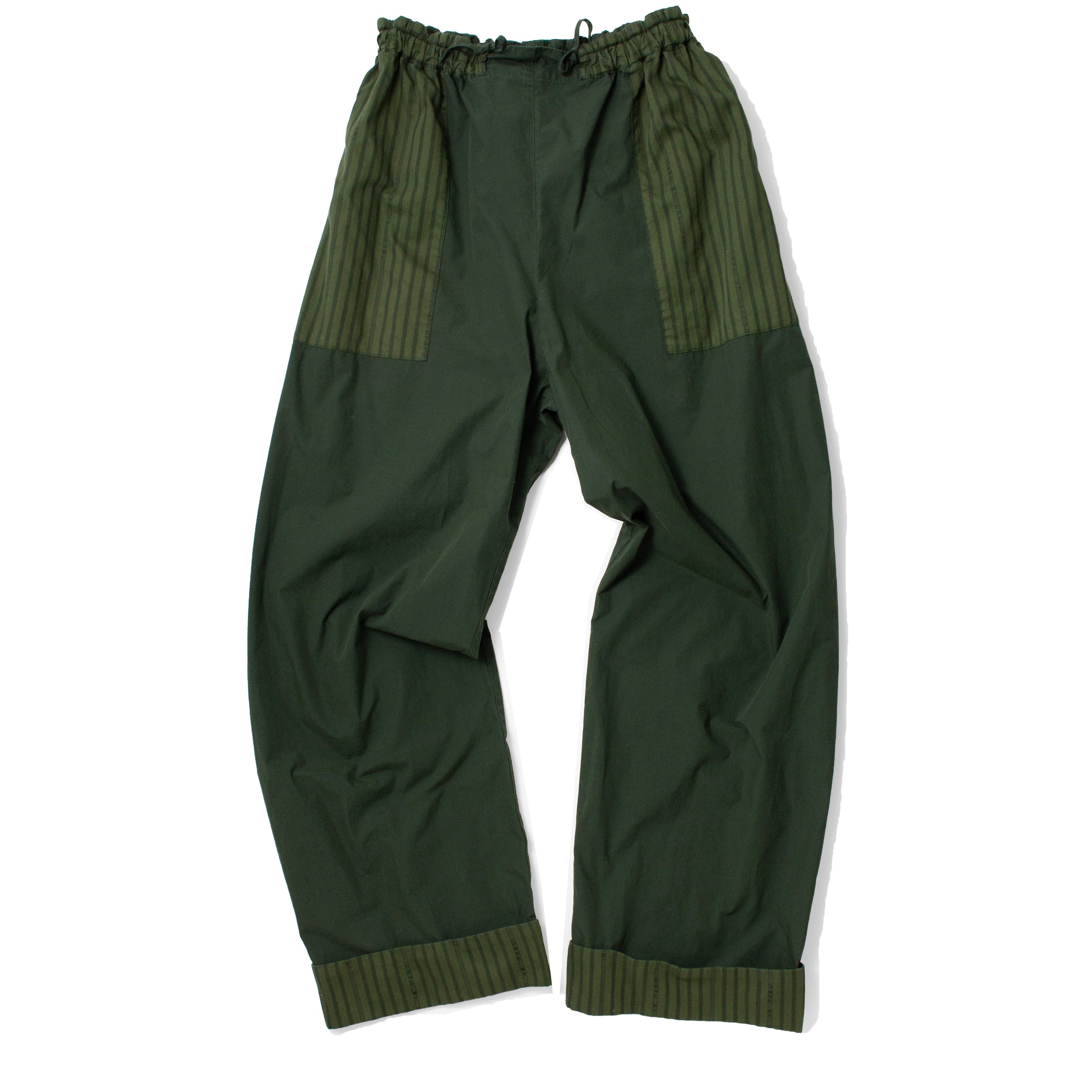 Henrik vibskov サルエルパンツ　クロップド丈 Henrik Vibskov Helmet Pants in Garden Green – JUDITH