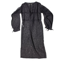 Henrik Vibskov Long Delivery Dress in Dark Stormy Sea