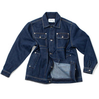 Henrik Vibskov Mads Jacket in RInse Denim