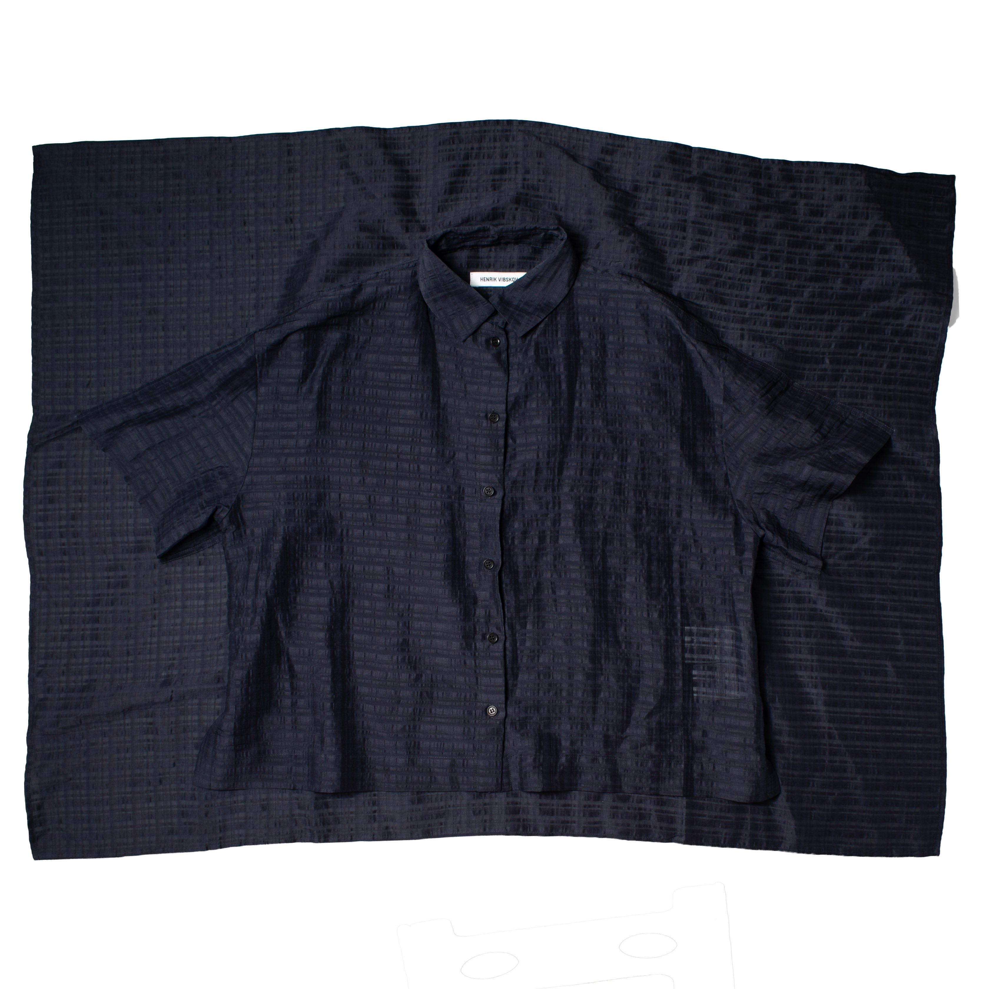 Henrik Vibskov Square Shirt in Navy – JUDITH