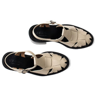 Hereu Pesca Heeled in Custard