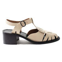 Hereu Pesca Heeled in Custard