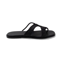 Hereu Lina Woven Sandal in Black