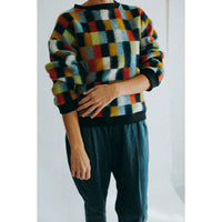 Henrik Vibskov Brushed Sweat in Brushed Squares