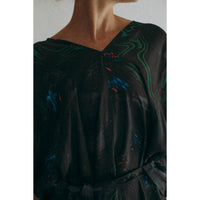 Henrik Vibskov Uncut Kaftan in Dark Fireworks