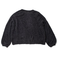 Ichi Antiquités Peru Knit Boucle Pullover in Charcoal