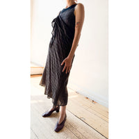 Hope Occasion Dress in Grey Check Voile