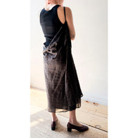 Hope Occasion Dress in Grey Check Voile