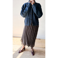 Hope Occasion Dress in Grey Check Voile