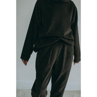 Black Crane Tube Top in Forest