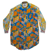 Anntian Gross Silk Shirt in Print ABC