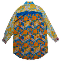 Anntian Gross Silk Shirt in Print ABC