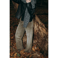 Kallmeyer Column Leg Jean in Mink Distressed Corduroy