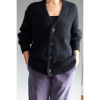 Studio Nicholson Trey Cardigan in Black
