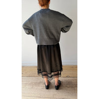 Maria McManus Gathered Skirt in Black