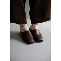 Lauren Manoogian Square Mule in Saddle