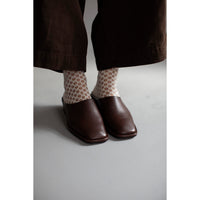 Lauren Manoogian Square Mule in Saddle