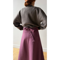 Studio Nicholson Arvine Crew Neck Cardigan in Mouse