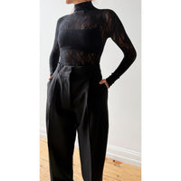 Studio Nicholson Sperro Double Pleat Pant in Black