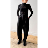 Studio Nicholson Sperro Double Pleat Pant in Black