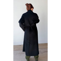 Studio Nicholson Mori Double Faced Coat in Darkest Navy