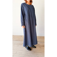 Ichi Antiquités C/L Nep Dress in Navy
