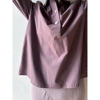 MHL. Swing Shirt in Mineral Pink Washed Cotton Poplin