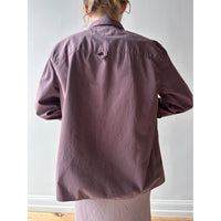 MHL. Swing Shirt in Mineral Pink Washed Cotton Poplin
