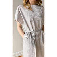 Nicholson & Nicholson Eve Dress in Grey Stripes