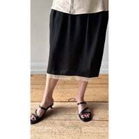 Maria McManus Lace Tulip Skirt in Black