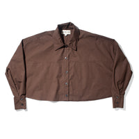 Proche Ellie Button Down in Chocolate