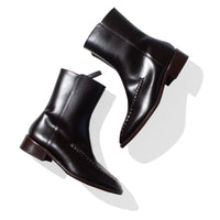 Hereu Metla Polished Boot in Ebony
