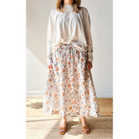 Kasmaria Skirt with Side Pockets in Liberty of London Linen Cotton