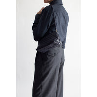 Kallmeyer Roxana Low-Rise Trouser in Navy Houndstooth