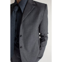 Kallmeyer Iman Shrunken Blazer in Navy Houndstooth
