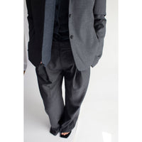 Kallmeyer Iman Shrunken Blazer in Navy Houndstooth