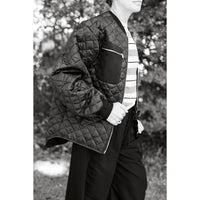 Nomia Oversize Quilted Bomber in Black