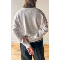 Labo.Art V Knit Sweater in White