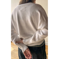 Labo.Art V Knit Sweater in White
