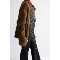 Sayaka Davis Mohair Cardigan in Charcoal