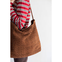 Bembien Sera Tote in Brown Suede
