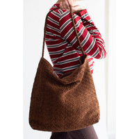 Bembien Sera Tote in Brown Suede