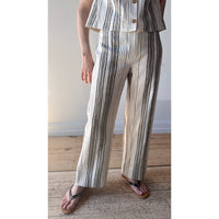 Apiece Apart Stripe Merida Pant in Affogato Stripe